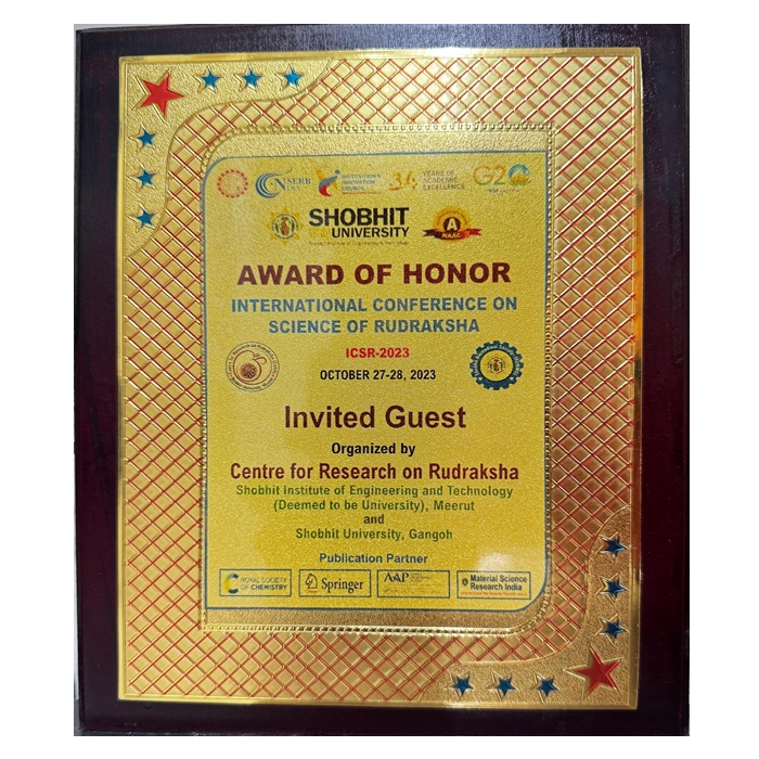 Award of honor - Micro Technologies
