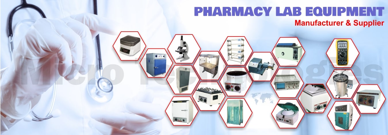 Leading Manufacturer & Supplier All type Pharmacy Lab Equipment, Instrument Exporter
