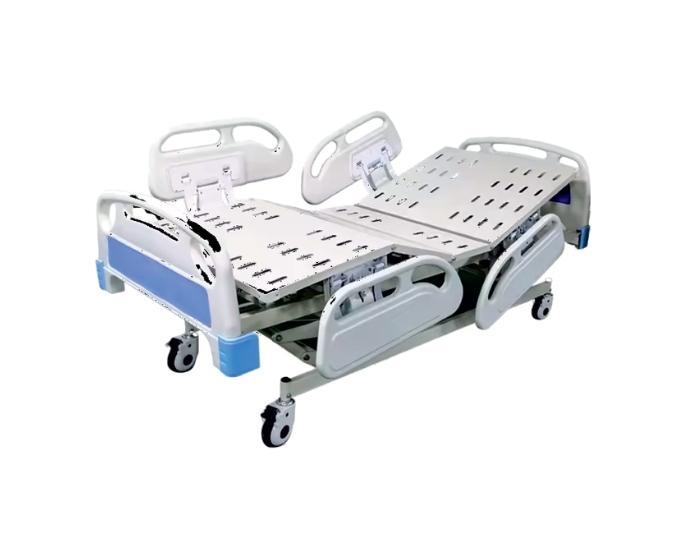 Electric ICU Bed with 5 Function System and Advanced Patient Positioning