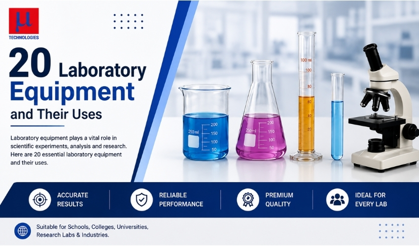 20 Laboratory Equipment and Their Uses