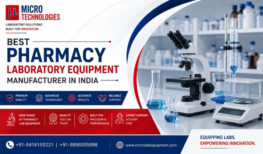 Best Pharmacy Laboratory Equipment Manufacturer in India