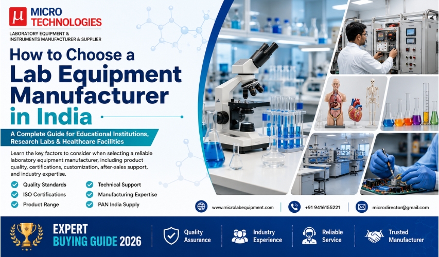How to Choose a Lab Equipment Manufacturer in India