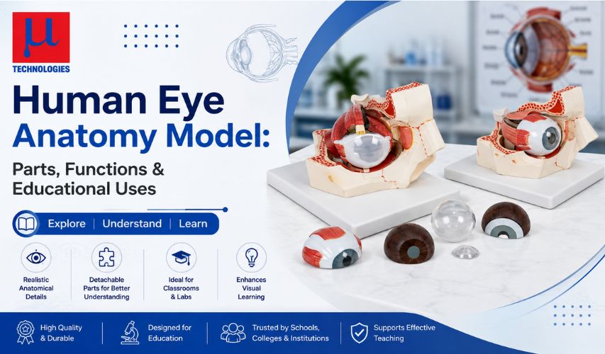 Human Eye Anatomy Model