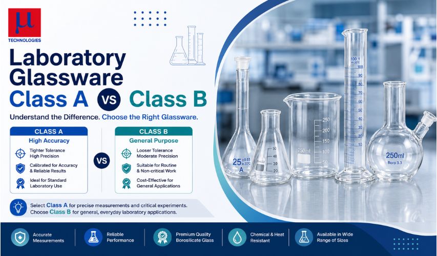 Laboratory Glassware Class A vs Class B