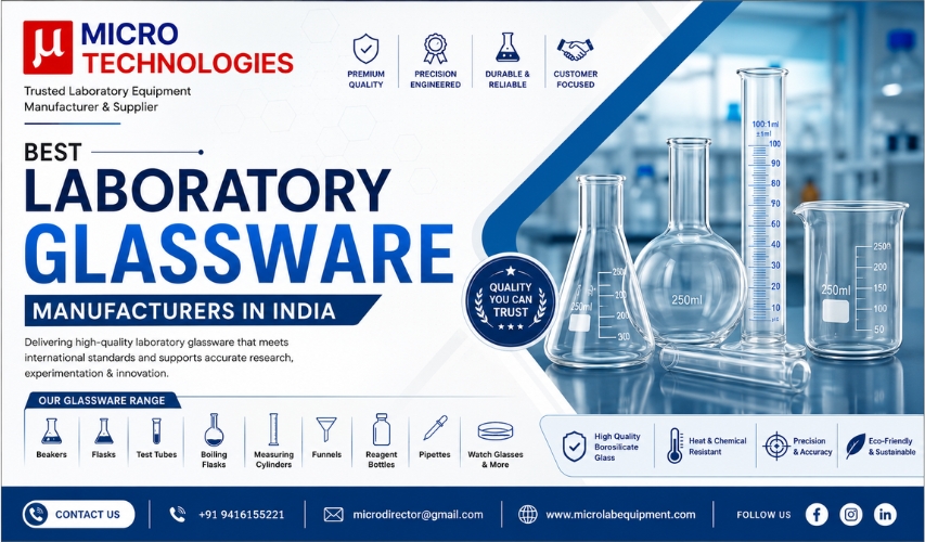Best Laboratory Glassware Manufacturers in India for Labs