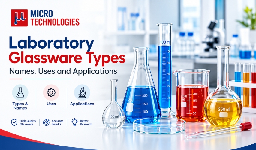 Laboratory Glassware Types: Names, Uses and Applications