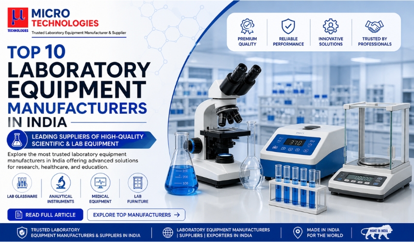 top 10 laboratory equipment manufacturers in India