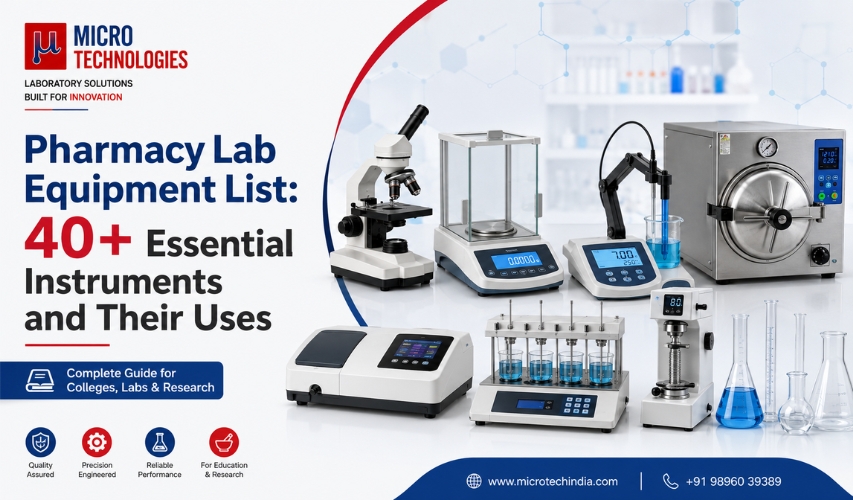 Pharmacy Lab Equipment List: 40+ Essential Instruments