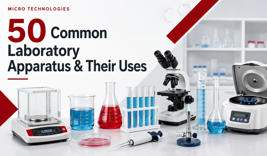 50 Common Laboratory Apparatus & Their Uses