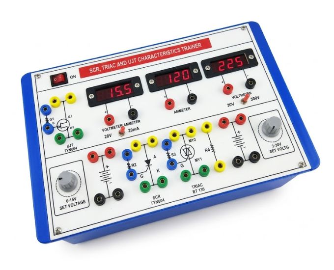 SCR, TRIAC and UJT Characteristics Trainer - Product Image