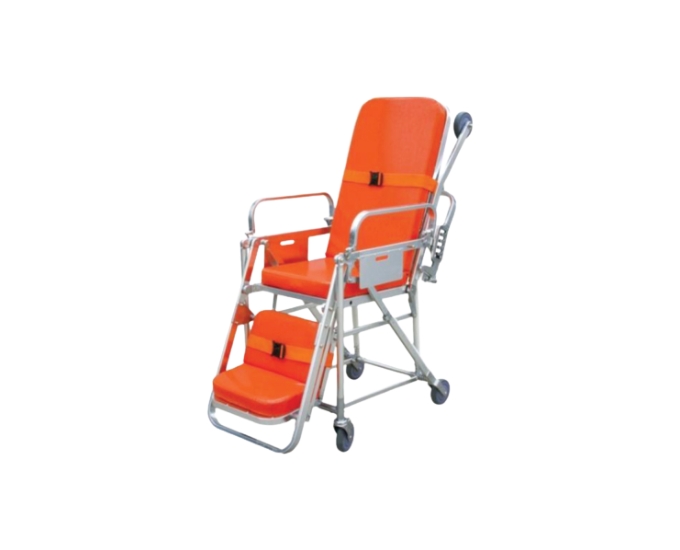 Stretcher Cum Wheelchair with Adjustable Backrest and High Load Capacity - Product Image 2