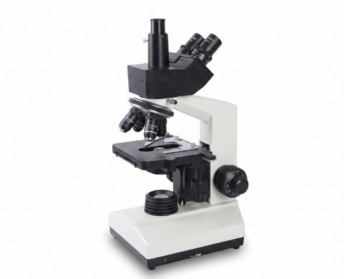 Advanced Trinocular Microscope with Sliding Head