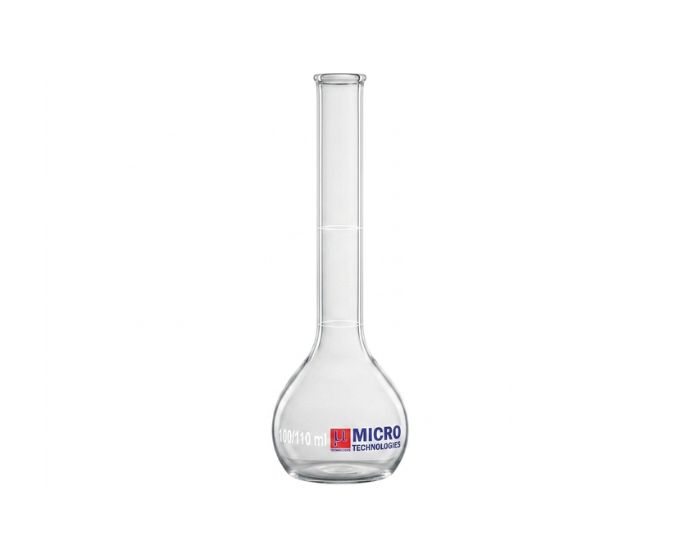 Laboratory Volumetric Flask for Sugar Estimation without Stopper