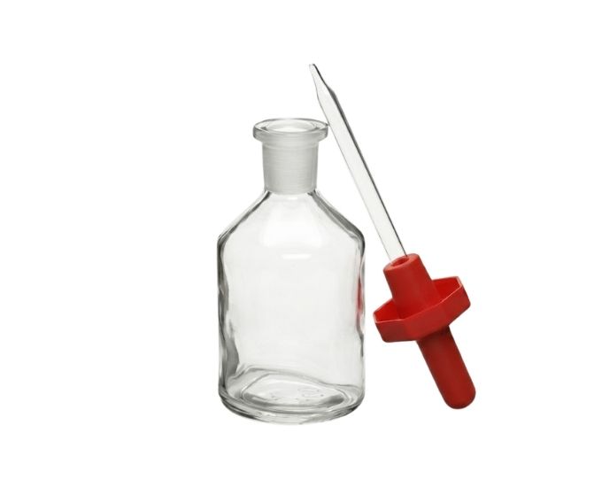 Dropping Bottles with Ground In Interchangeable Stopper