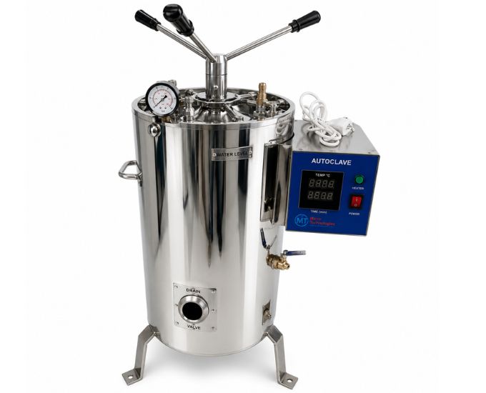 Vertical Double Wall Stainless Steel Radial Locking Digital Autoclave (MT-410 Series) - Product Image
