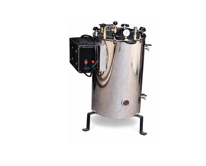 Vertical High Pressure Autoclave for Steam Sterilization with Stainless Steel Chamber