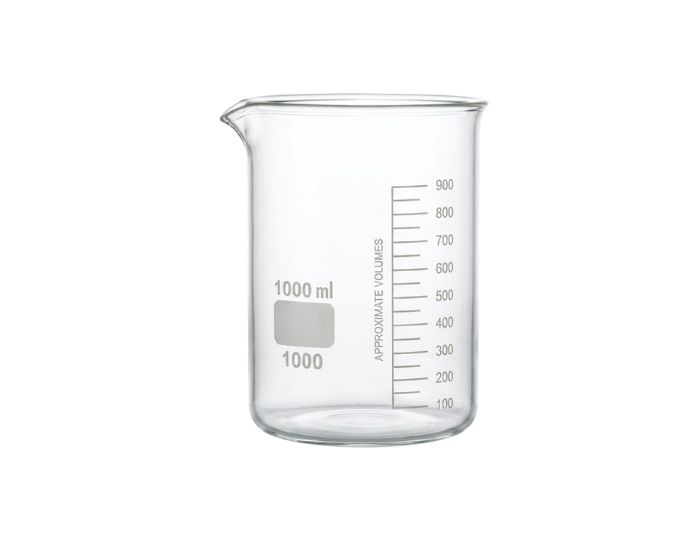 Laboratory Griffin Beaker Low Form with Pour Spout for Liquid Handling