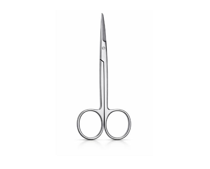 Fine Iris Straight Surgical Scissors with Delicate Pointed Tips - Product Image