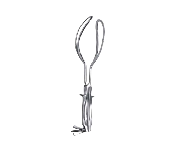 Barnes Obstetric Forceps Stainless Steel Delivery Instrument - Product Image