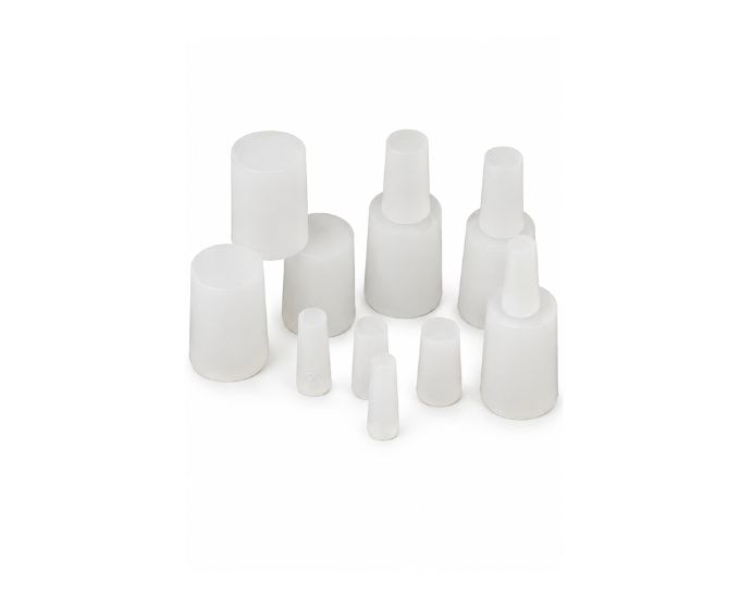Silicone Rubber Cork Translucent Without Hole - Product Image