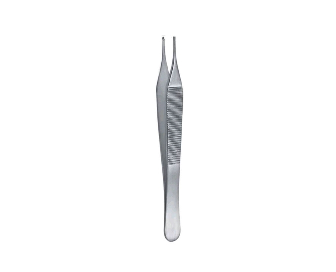 Adson Toothed Forceps for Secure Tissue Grip in Surgical Use - Product Image