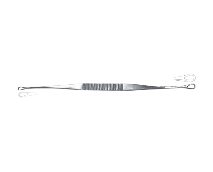 Double Ended Uterine Curette Sharp and Blunt Stainless Steel
