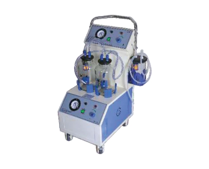 High Vacuum Suction Machine with Double Pump and Dual Jar System