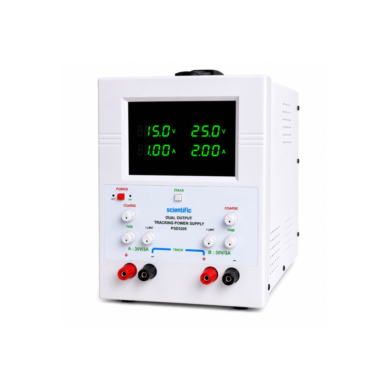 2×30V 3A Dual Display Tracking Power Supply