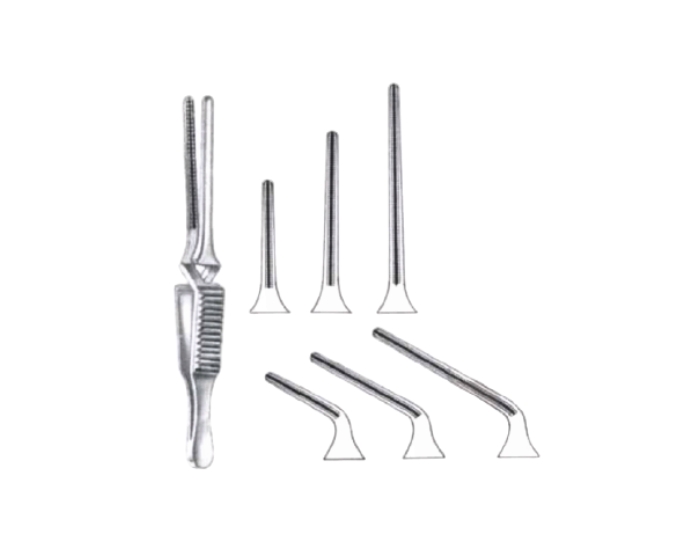 Fine Atraumatic Bulldog Clamp Straight Small Medium Large for Vascular Surgery