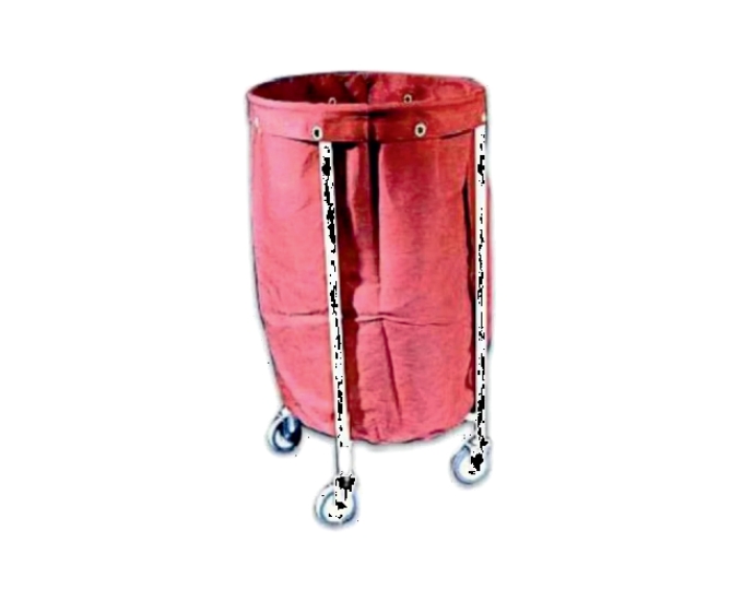 Hospital Linen Trolley with Canvas Bag and Castor Wheels