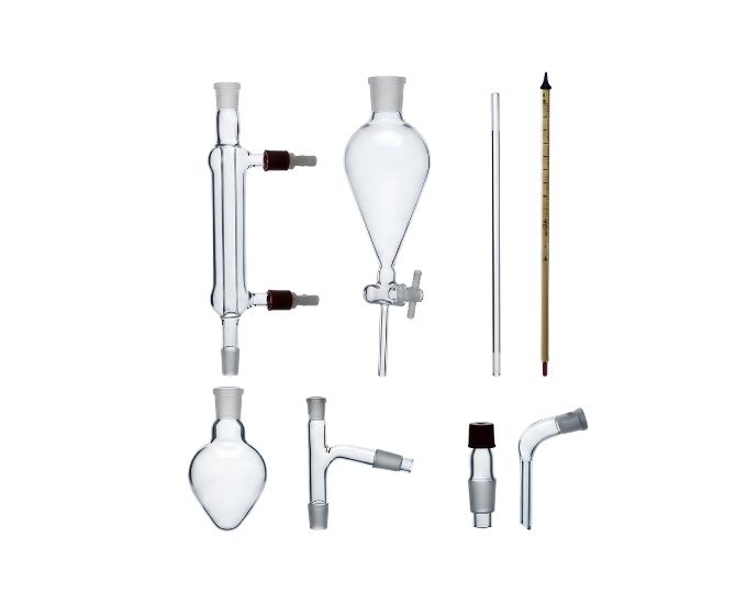 27 BU Organic Chemistry Glassware Laboratory Set