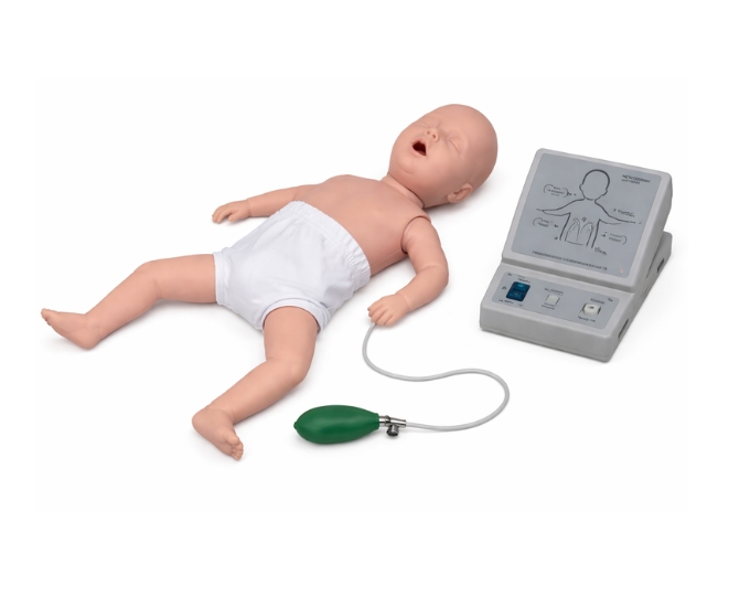 Advanced Infant CPR Training Manikin with Feedback and Alarm System