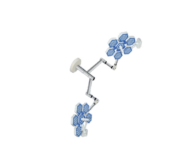 LED Operation Theater Lights Dual Dome Equal Intensity Surgical Lighting