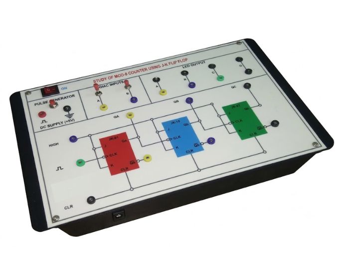 MOD-8 Counter Using JK Flip-Flop Trainer - Product Image