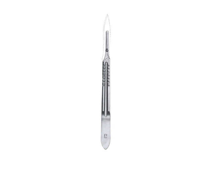 Premium Surgical Scalpel Handle No. 4 for Dissection and Clinical Use