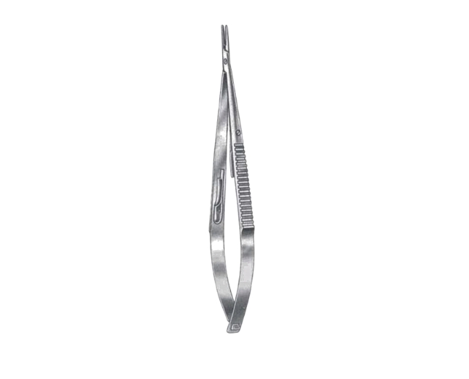 Castroviejo Needle Holder with Lock for Precision Microsurgery - Product Image