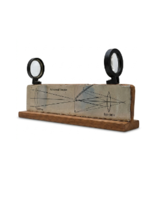 Mirror Strip with Wooden Stand