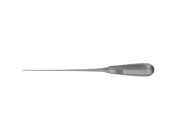 Single Ended Uterine Curette Sharp Stainless Steel Instrument