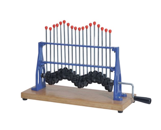 18-Pulley Longitudinal Wave Motion Apparatus – Metal