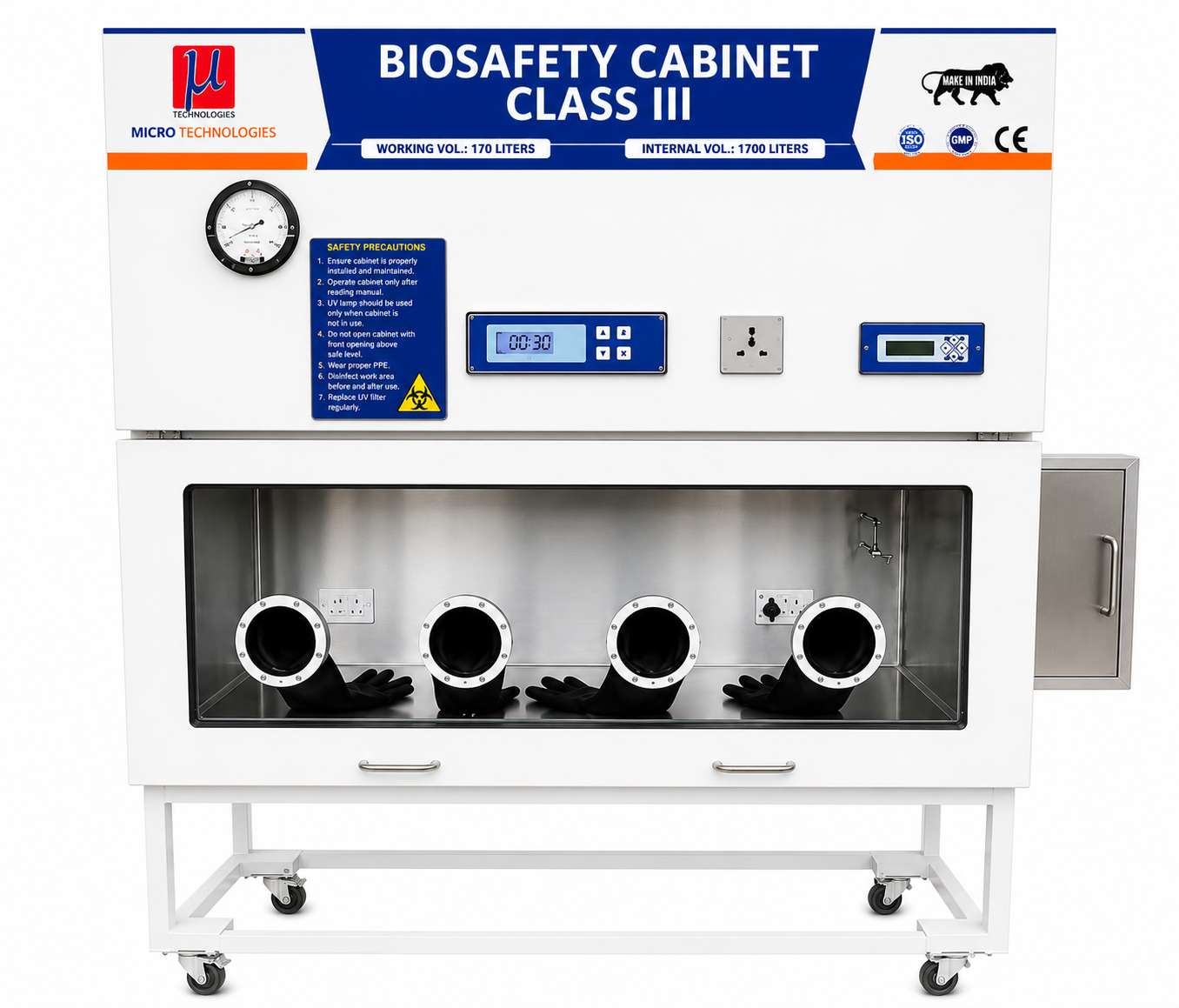 Biological Safety Cabinet Class III Type B3 (MT-113 Series) - Product Image 2