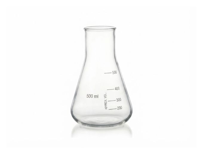 Erlenmeyer Conical Flask Wide Mouth for Easy Filling and Mixing