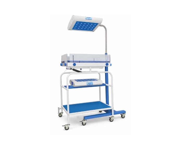 Double Surface Phototherapy Baby Bassinet with Upper and Lower Light System - Product Image