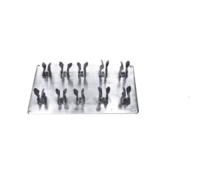 Laboratory Tubing Holder Mounted on Base Stand - Product Image 2