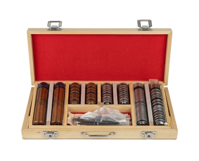 Comprehensive Trial Lens Set with Frame and Wooden Case for Accurate Vision Testing