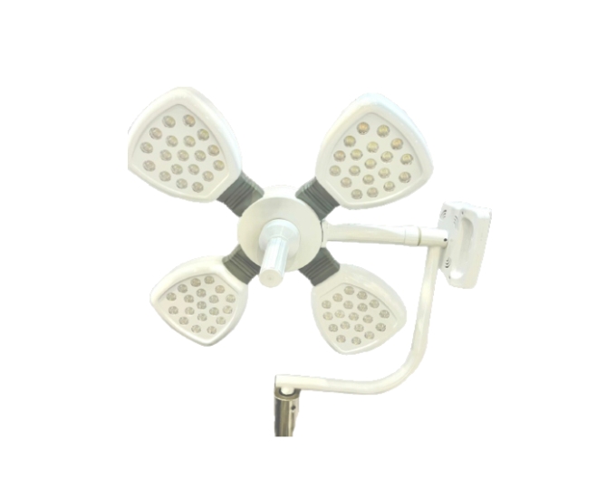 Dual Dome LED Ceiling Mounted Surgical Light with 160,000 Lux Intensity - Product Image