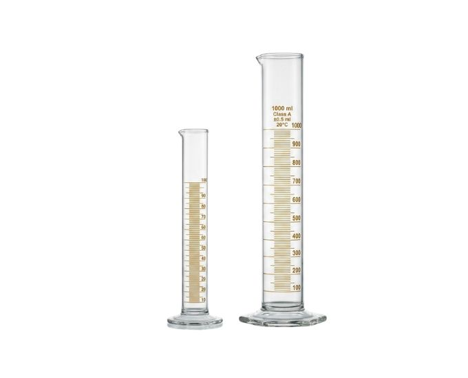 USP Standard Tapped Density Cylinder 100 ml for Powder Testing Pack of 2 - Product Image