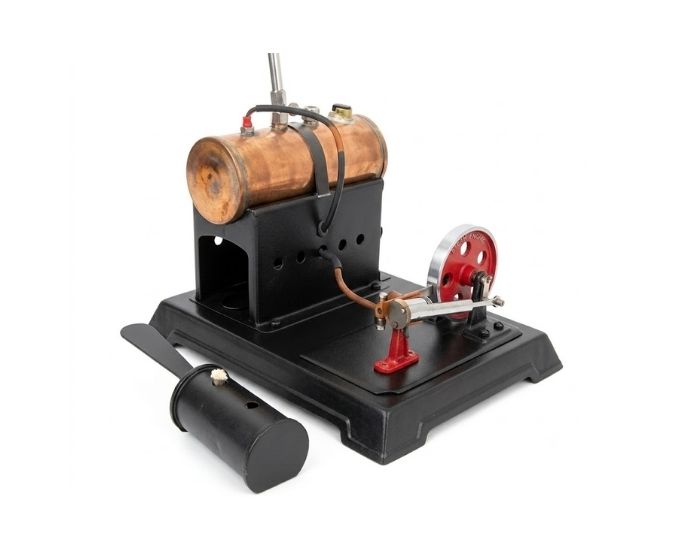 Small Steam Engine with Horizontal Boiler