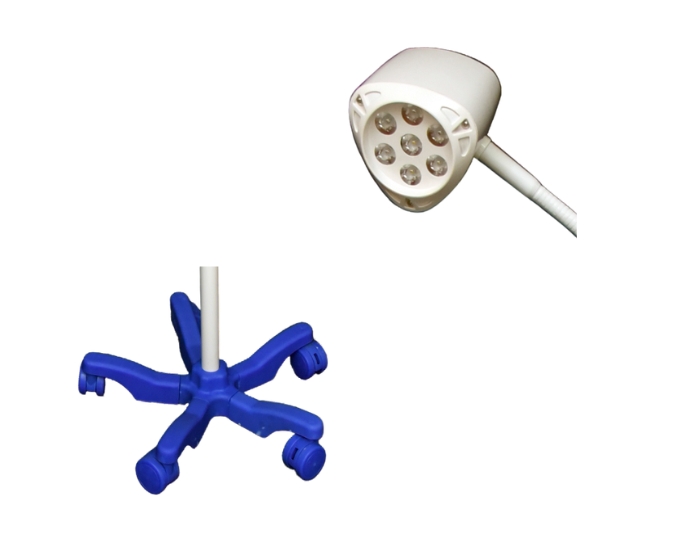 Mobile LED Examination Light with Flexible Arm and 25,000 Lux - Product Image 2