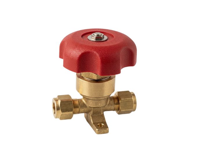 Brass Gas Flow Control Valve - Product Image