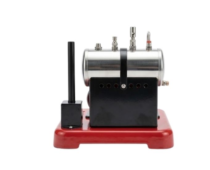 Red Fuel Operated Steam Engine Model - Product Image 2